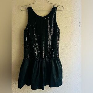 Joe fresh sequin girls dress fits 6/7